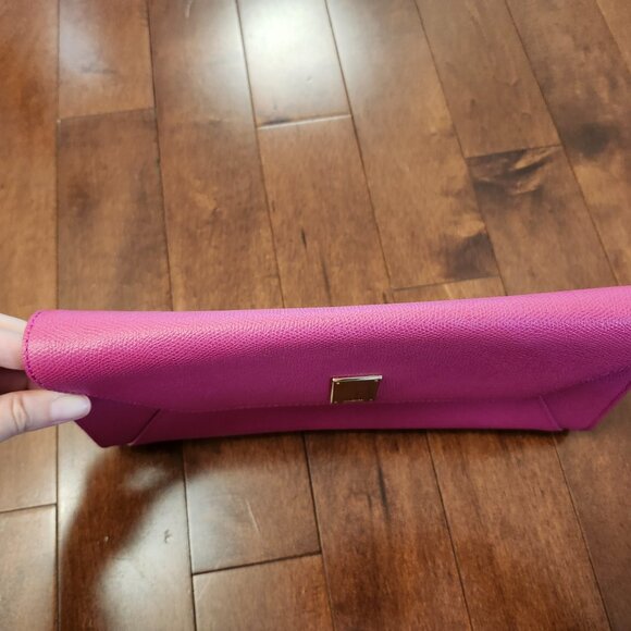 Couronne Kuron hot pink clutch bag - Picture 8 of 15
